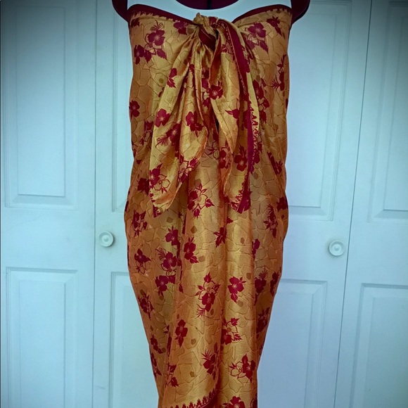NWOT Handmade Sarong made from Vintage Sari Fabric - Picture 6 of 7